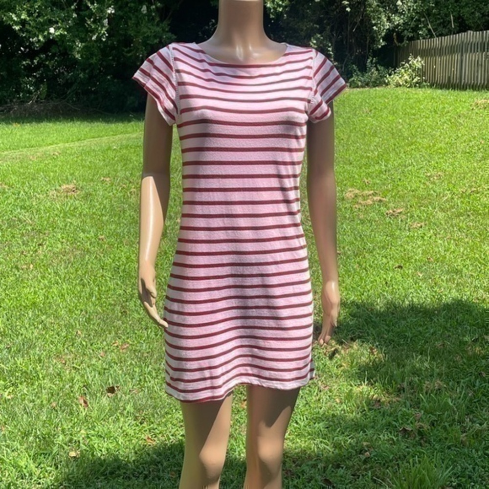 Milly Stripped Shirt Dress
